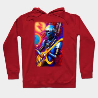 Robot Playing Guitar Hoodie